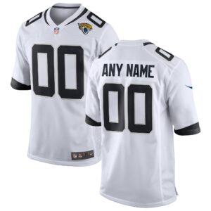 Jacksonville Jaguars  Youth Custom Game Jersey - White