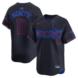 Bo Bichette #11 Toronto Blue Jays 2024 City Connect Limited Player Jersey - Black