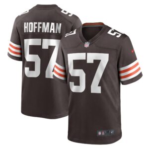Brock Hoffman Cleveland Browns  Game Player Jersey - Brown