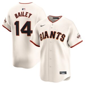 Men's San Francisco Giants Patrick Bailey  Cream Home Limited Player Jersey