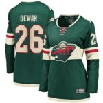 Connor Dewar Minnesota Wild Women's Home Breakaway Player Jersey - Green