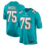 Jack Driscoll Miami Dolphins Team Game Jersey -  Aqua