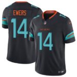 Men's Quinn Ewers #14 Miami Dolphins Rivalries Collection Limited Jersey-Navy