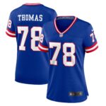 Andrew Thomas New York Giants Women's Classic Player Game Jersey - Royal