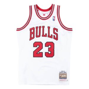 Authentic Jersey Chicago Bulls Home 1995-96 Michael