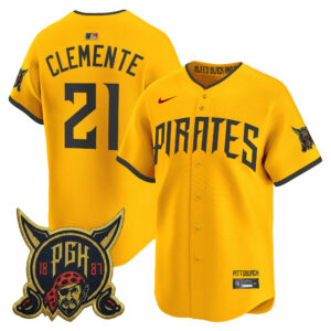 Roberto Clemente #21 Pittsburgh Pirates 2026 City Connect Vapor Premier Limited Jersey - All Stitched