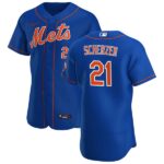 Men's New York Mets #21 Max Scherzer  Blue Alternate Team Jersey