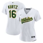 Women's  Athletics Nick Kurtz #16 White Home Replica Player Jersey
