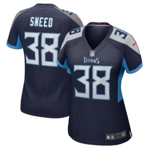 L'Jarius Sneed Tennessee Titans Women's Team Game Jersey -  Navy