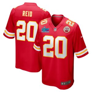 Justin Reid Kansas City Chiefs  Super Bowl LVII Patch Game Jersey - Red