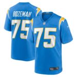 Bradley Bozeman Los Angeles Chargers  Game Jersey -  Powder Blue