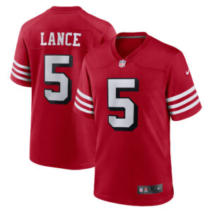 Trey Lance San Francisco 49ers Alternate Game Jersey - Scarlet