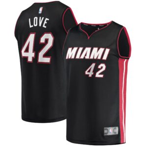 Kevin Love Miami Heat  Youth Fast Break Player Jersey - Icon Edition - Black