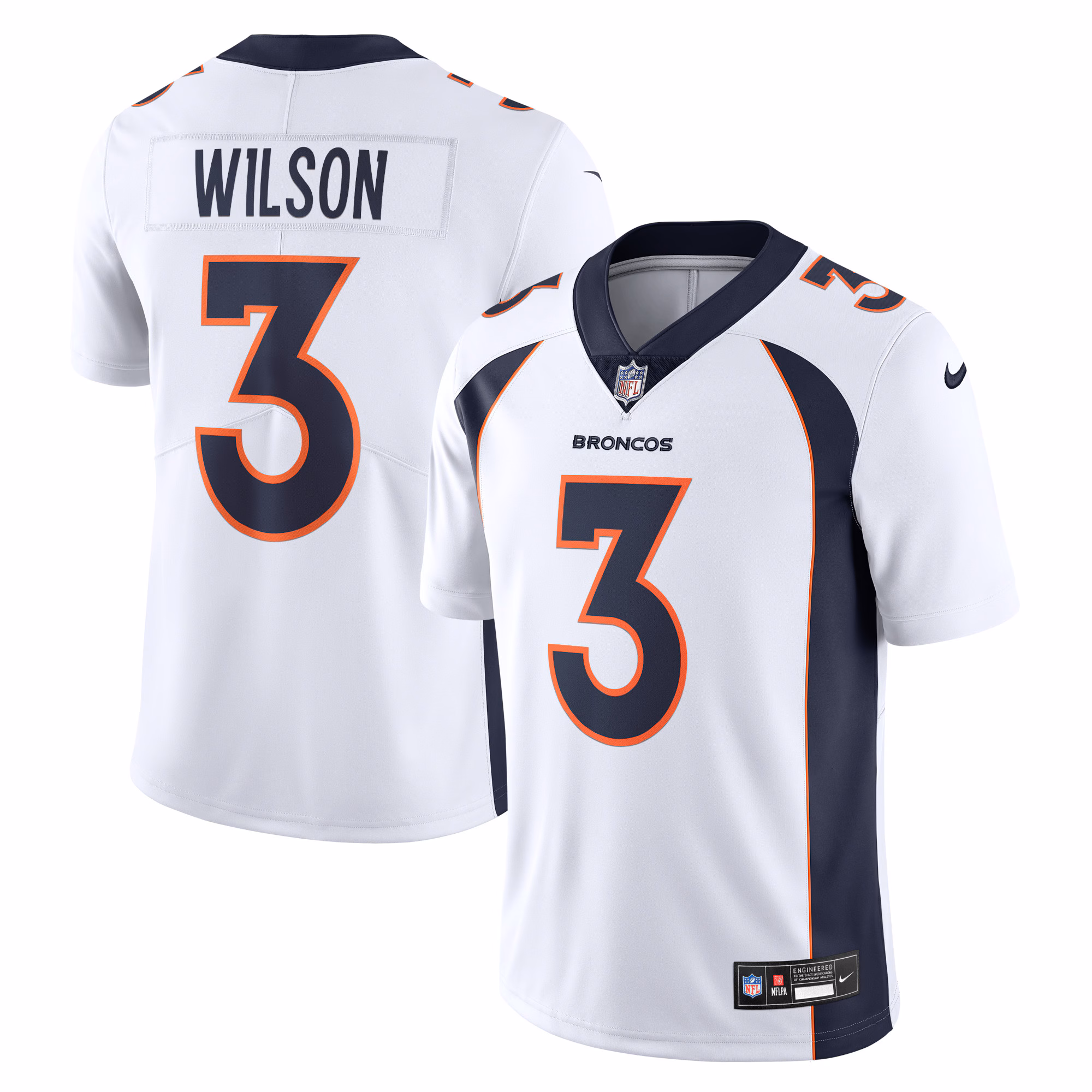 Russell Wilson Denver Broncos  Vapor Untouchable Limited Jersey - White