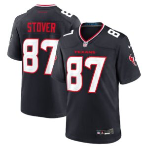 Cade Stover Houston Texans Game Jersey -  Navy