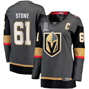 Mark Stone Vegas Golden Knights Women's 2023 Stanley Cup Champions Alternate Breakaway Player Jersey - Black