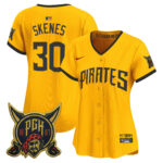 Women's Paul Skenes #30 Pittsburgh Pirates 2026 City Connect Vapor Premier Limited Jersey - Gold
