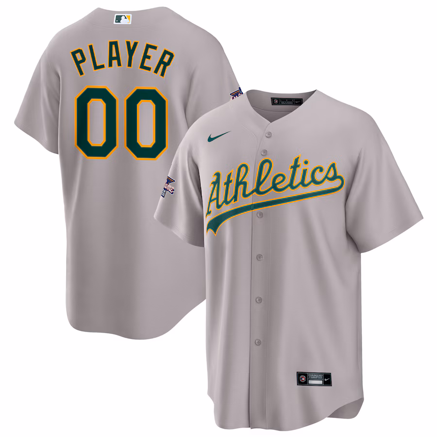 Athletics 2025 All-Star Game Away Pick-A-Player Replica Jersey - Gray