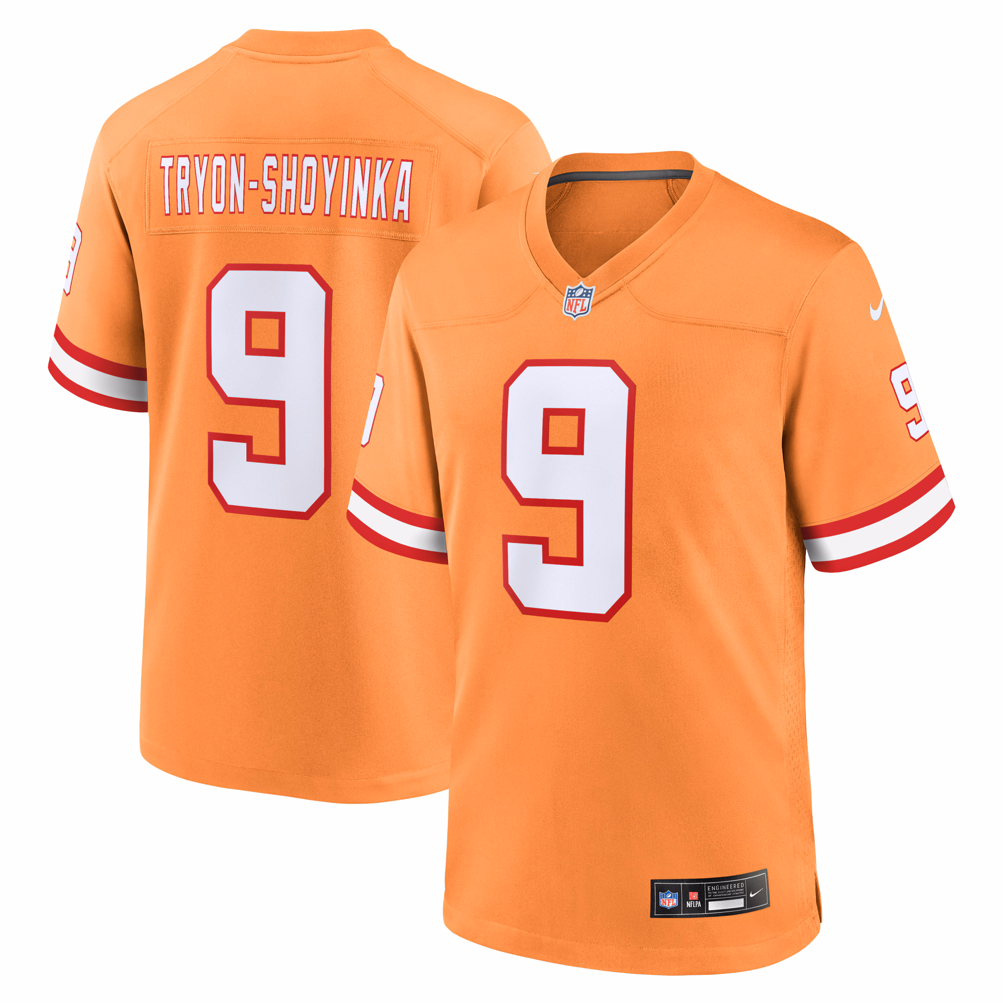 Joe Tryon-Shoyinka Tampa Bay Buccaneers Throwback Game Jersey - Orange