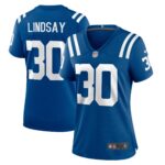 Phillip Lindsay Indianapolis Colts  Women's Game Player Jersey - Royal