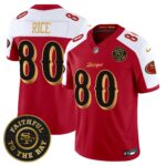 San Francisco 49ers Jerry Rice # 80 SF "Rivalries" Vapor Limited Jersey - Faithful To The Bay Patch - All Stitched