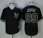 Yankees #99 Aaron Judge Black Fashion Stitched Jersey