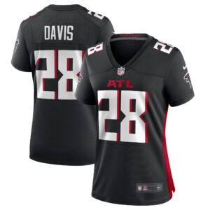 Women's Atlanta Falcons Mike Davis Black Game Player Jersey