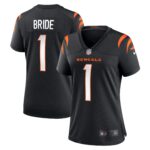 Number 1 Bride Cincinnati Bengals Women's Game Jersey - Black