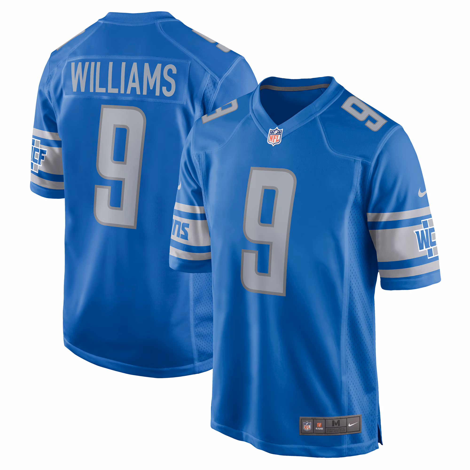 Jameson Williams Detroit Lions Player Game Jersey - Blue