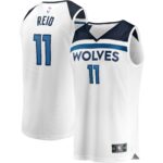 Naz Reid Minnesota Timberwolves  Fast Break Replica Player Jersey White - Association Edition