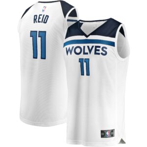 Naz Reid Minnesota Timberwolves  Fast Break Replica Player Jersey White - Association Edition
