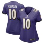 Demarcus Robinson Baltimore Ravens  Women's Game Player Jersey - Purple