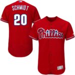 Philadelphia Phillies #20 Mike Schmidt Red Flexbase Collection Stitched Jersey
