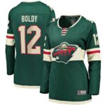Matthew Boldy Minnesota Wild Women's Home Breakaway Player Jersey - Green