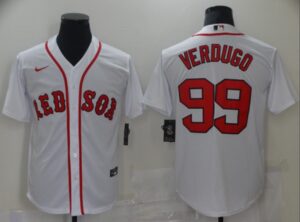 Men's  Boston Red Sox #99 Alex Verdugo White Jersey