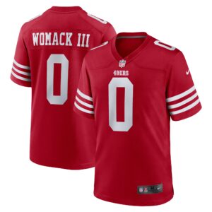Samuel Womack III San Francisco 49ers  Game Jersey -  Scarlet