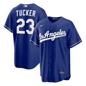 Kyle Tucker #23 Los Angeles Dodgers Royal Alternate Replica Jersey - Blue