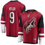 Clayton Keller Arizona Coyotes Home Premier Breakaway Player Jersey - Garnet