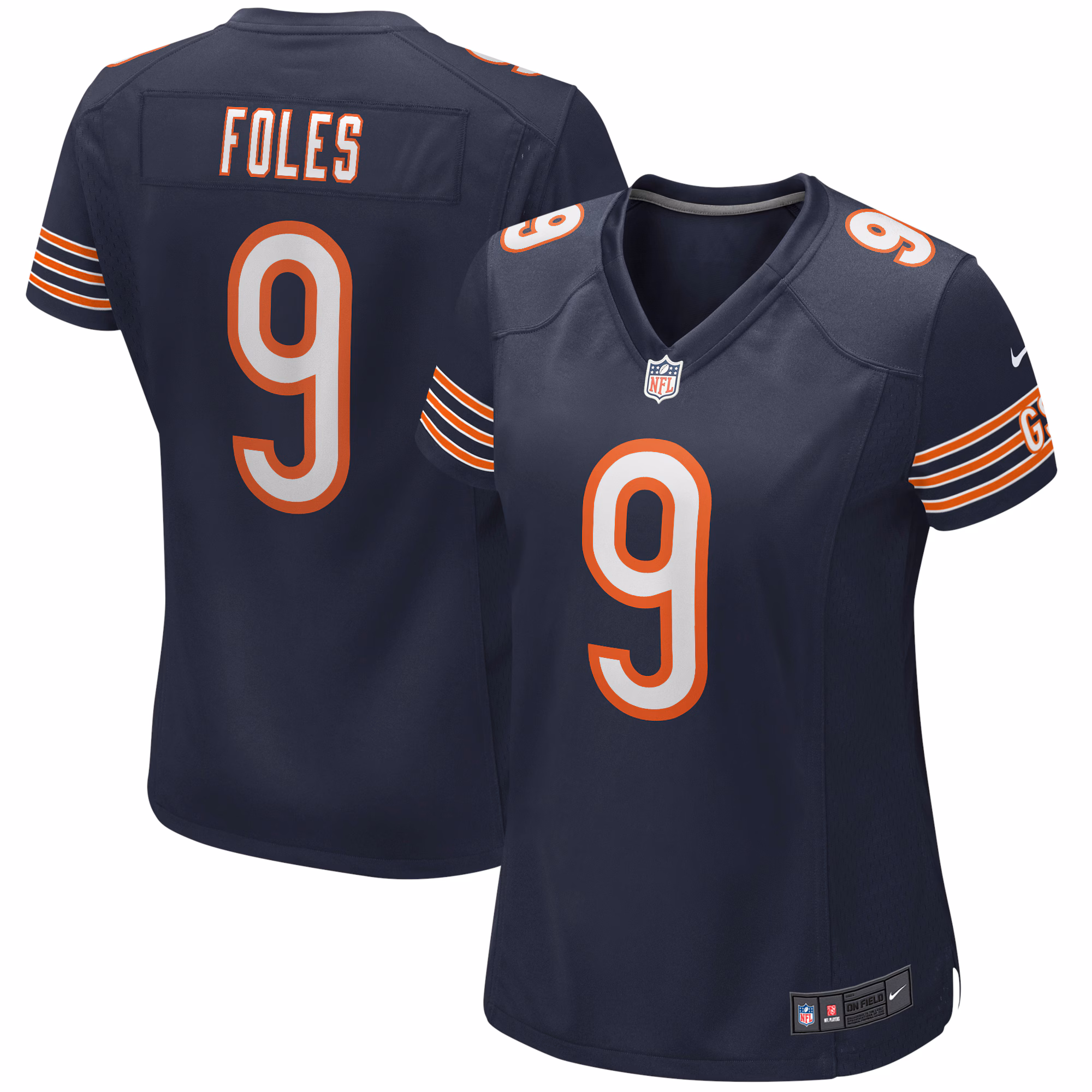 Nick Foles Chicago Bears Women's Game Jersey - Navy