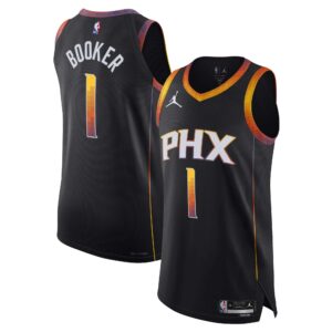 Devin Booker Phoenix Suns  Authentic Player Jersey - Statement Edition - Black