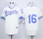 Kansas City Royals #16 Bo Jackson White 1974 Turn Back The Clock Stitched Jersey