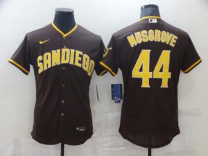 Men San Diego Padres #44 Musgrove brown Elite 2021  Jersey