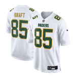 Green Bay Packers #85 Tucker Kraft White Fashion Game Jersey