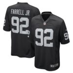 Neil Farrell Jr. Las Vegas Raiders  Game Player Jersey - Black