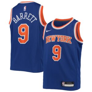 RJ Barrett New York Knicks Youth Swingman Jersey - Icon Edition - Royal