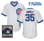 Men's Chicago Cubs #35 Cole Hamels Majestic Cool Base 1968-69 Cooperstown Jersey
