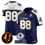CeeDee Lamb # 88 Dallas Cowboys Vapor Limited Gold Jersey - John Madden Patch - All Stitched