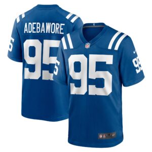 Adetomiwa Adebawore Indianapolis Colts Team Game Jersey -  Royal