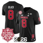 Kaelon Black #8 Indiana Hoosiers Vapor Limited Football Jersey - 2025 National Champions - All Stitched