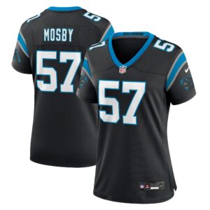 Arron Mosby Carolina Panthers  Women's Team Game Jersey - Black